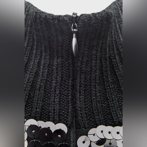 ZARA LONG LIMITED EDITION SEQUIN DRESS - Picture 12 of 13